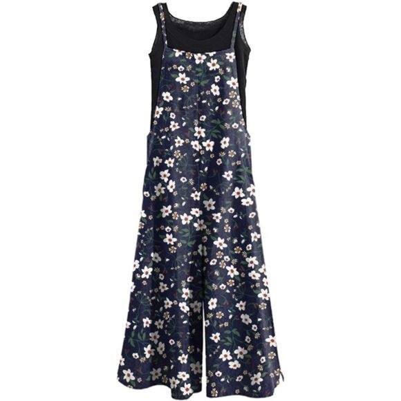Women's Casual Loose Long Jumpsuits Jumpsuits-316 - Picture 1 of 4